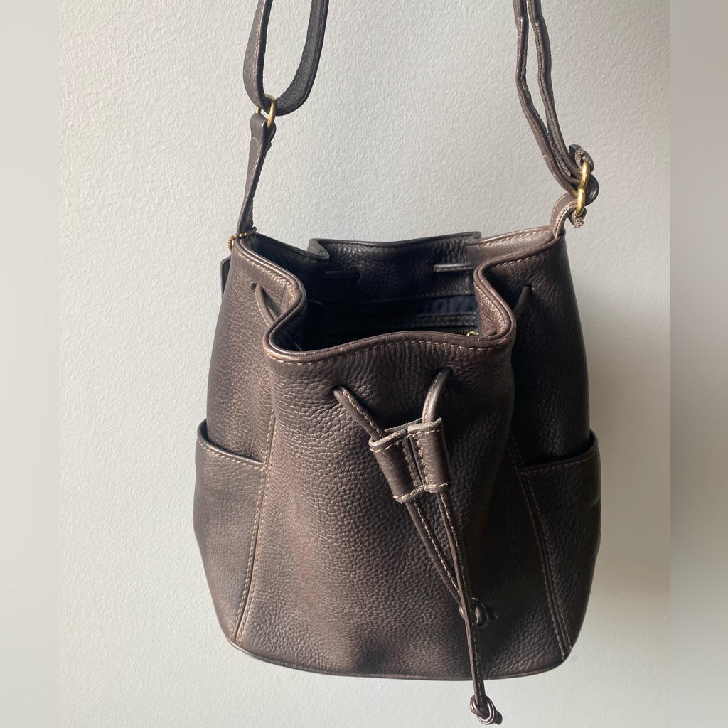 Coach Sonoma Brown Leather Bucket Bag #4926